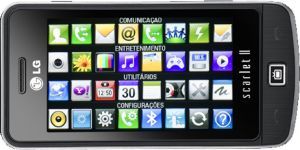 CELULAR DESBLOQUEADO LG TV PHONE SCARLET II GM600 vinho COM TV